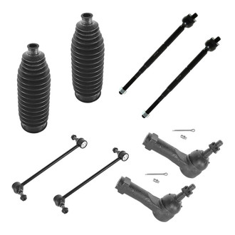 TRQ® - Front Steering Tie Rods and Suspension Kit