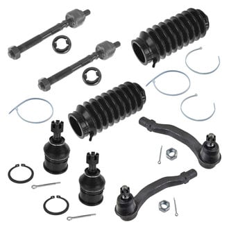 TRQ® - Front Steering Tie Rods and Suspension Kit