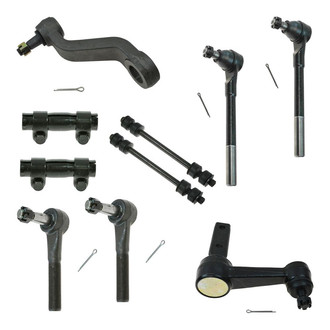 TRQ® - Front Steering Tie Rods and Suspension Kit