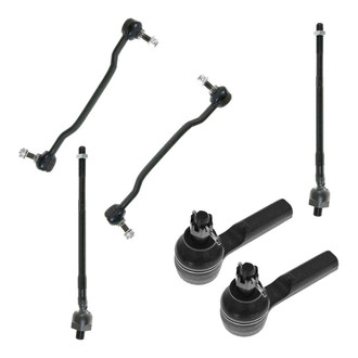 TRQ® - Front Steering Tie Rods and Suspension Kit