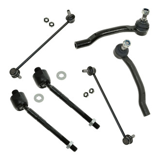 TRQ® - Front Steering Tie Rods and Suspension Kit