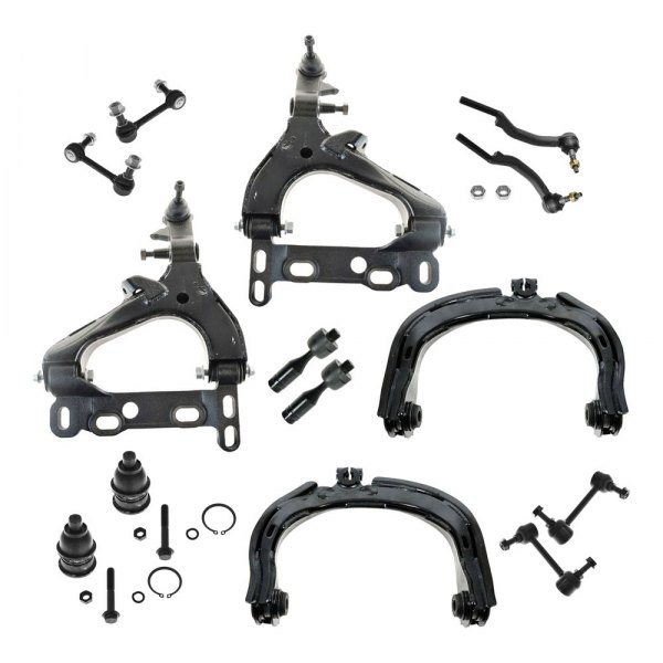 TRQ® - Front and Rear Control Arm and Suspension Kit