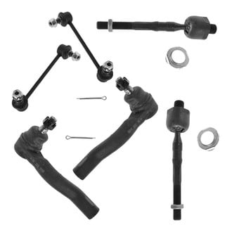 TRQ® - Front Steering Tie Rods and Suspension Kit