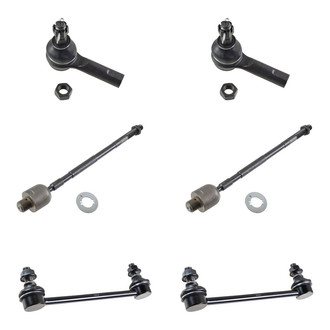 TRQ® - Front Steering Tie Rods and Suspension Kit