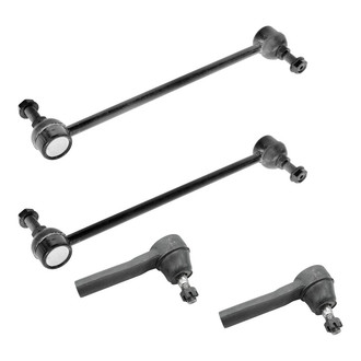 TRQ® - Front Steering Tie Rods and Suspension Kit