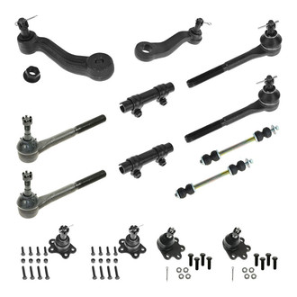 TRQ® - Front Steering Tie Rods and Suspension Kit