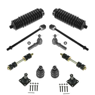 TRQ® - Front Steering Tie Rods and Suspension Kit
