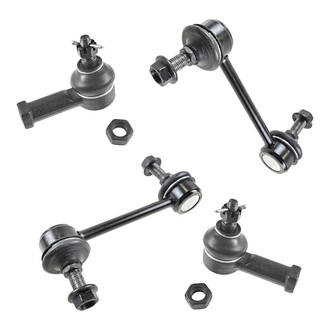 TRQ® - Front Steering Tie Rods and Suspension Kit