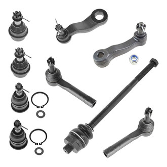 TRQ® - Front Steering Tie Rods and Suspension Kit