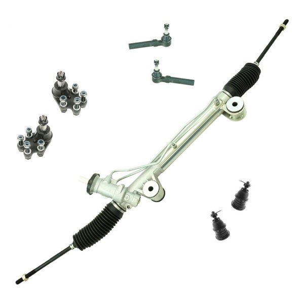TRQ® - Front Rack and Pinion Assembly and Suspension Kit