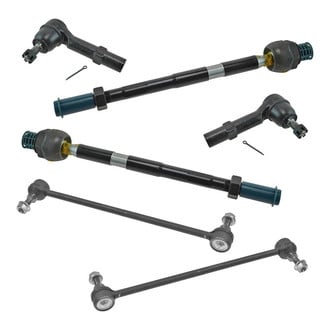 TRQ® - Front Steering Tie Rods and Suspension Kit