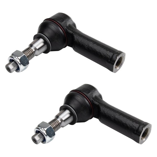 TRQ® - Front Driver and Passenger Side Outer Steering Tie Rod End Kit