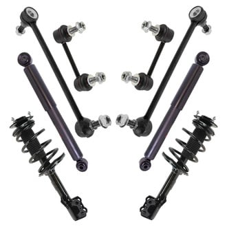 TRQ® - Front and Rear Shock Absorber and Suspension Kit