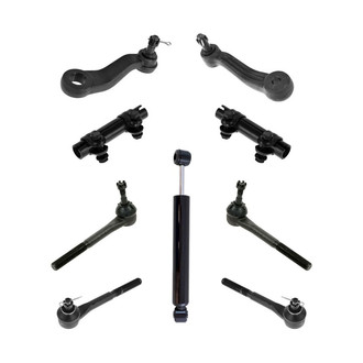 TRQ® - Front Steering Tie Rods and Suspension Kit