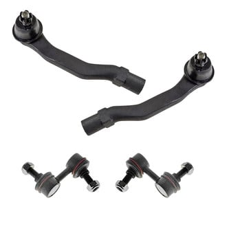 TRQ® - Front Steering Tie Rods and Suspension Kit