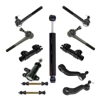 TRQ® - Front Steering Tie Rods and Suspension Kit