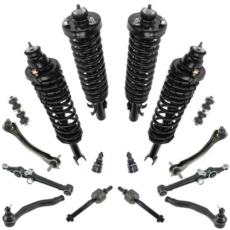 TRQ® - Front and Rear Shock Absorber and Suspension Kit
