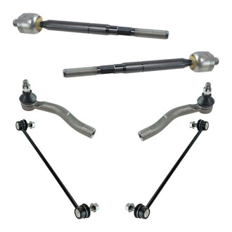 TRQ® - Front Steering Tie Rods and Suspension Kit