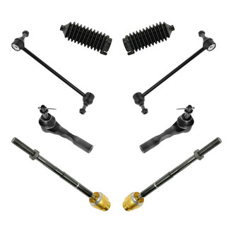TRQ® - Front Steering Tie Rods and Suspension Kit
