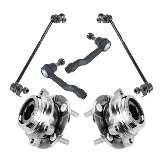 TRQ® - Front Steering Tie Rods and Suspension Kit