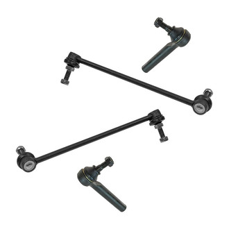 TRQ® - Front Steering Tie Rods and Suspension Kit