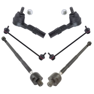 TRQ® - Front Steering Tie Rods and Suspension Kit