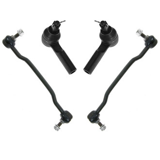 TRQ® - Front Steering Tie Rods and Suspension Kit