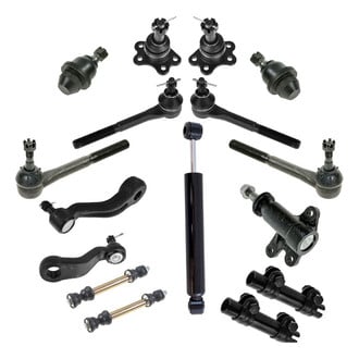 TRQ® - Front Steering Tie Rods and Suspension Kit