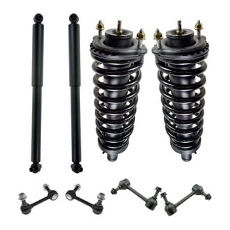 TRQ® - Front and Rear Shock Absorber and Suspension Kit