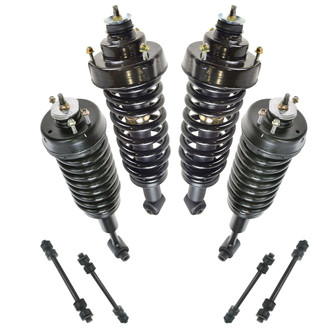 TRQ® - Front and Rear Shock Absorber and Suspension Kit