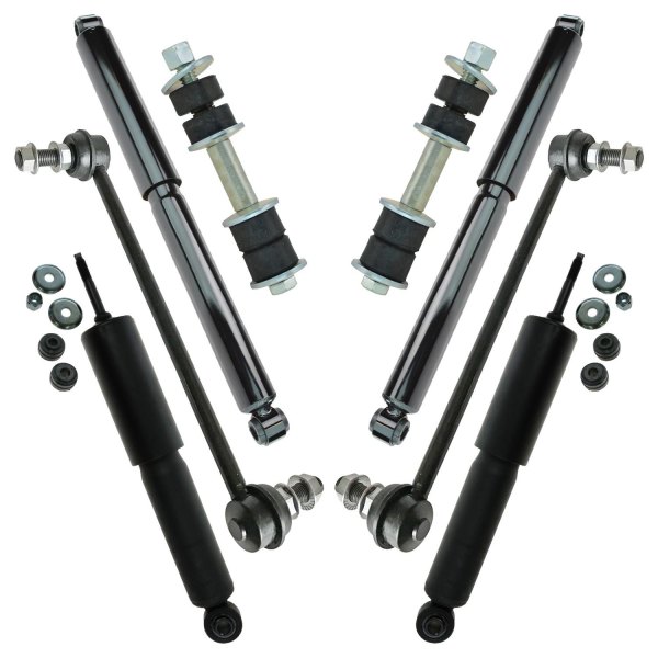 TRQ® - Front and Rear Shock Absorber and Suspension Kit