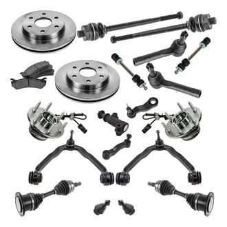 TRQ® - Front Brake Rotor and Suspension Kit
