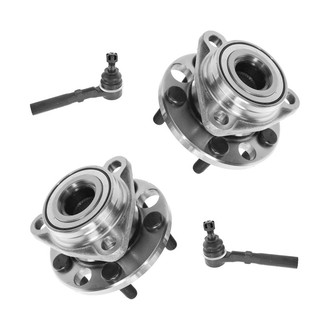 TRQ® - Front Steering Tie Rods and Suspension Kit