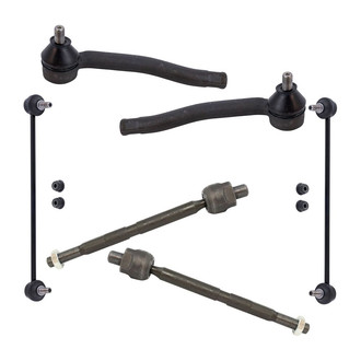 TRQ® - Front Steering Tie Rods and Suspension Kit