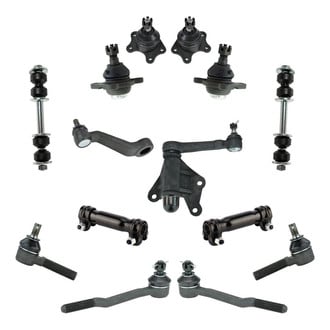 TRQ® - Front Steering Tie Rods and Suspension Kit