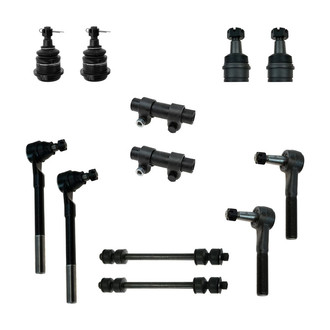 TRQ® - Front Steering Tie Rods and Suspension Kit