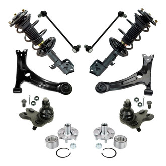 TRQ® - Front Shock Absorber and Suspension Kit