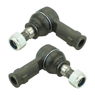 TRQ® - Front Driver and Passenger Side Outer Steering Tie Rod End Kit