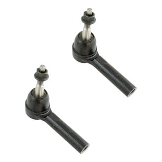 TRQ® - Front Driver and Passenger Side Outer Steering Tie Rod End Kit