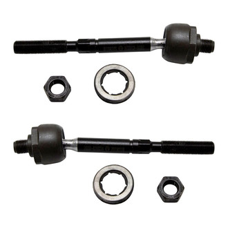 TRQ® - Front Driver and Passenger Side Inner Steering Tie Rod End Kit