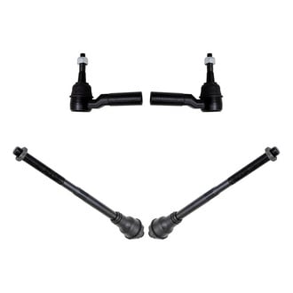 TRQ® - Front Inner and Outer Steering Tie Rod End Kit