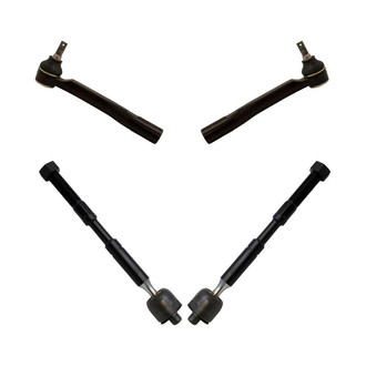 TRQ® - Front Driver and Passenger Side Steering Tie Rod End Kit