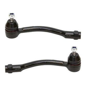 TRQ® - Front Driver and Passenger Side Outer Steering Tie Rod End Kit