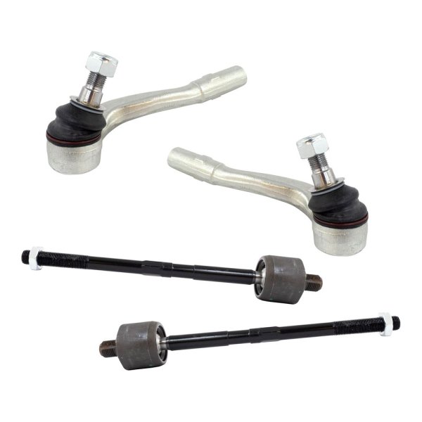 TRQ® - Front Driver Side Inner and Outer Steering Tie Rod End Kit
