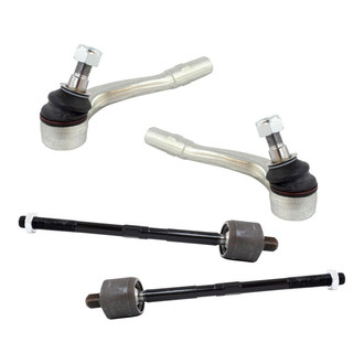 TRQ® - Front Inner and Outer Steering Tie Rod End Kit