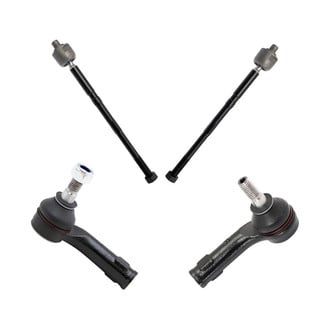 TRQ® - Front Inner and Outer Steering Tie Rod End Kit