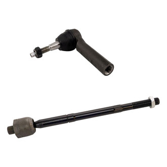 TRQ® - Front Driver and Passenger Side Inner Steering Tie Rod End Kit