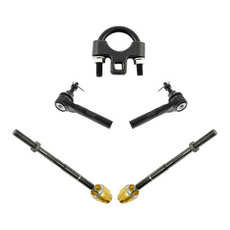 TRQ® - Front Driver and Passenger Side Inner and Outer Steering Tie Rod End Kit