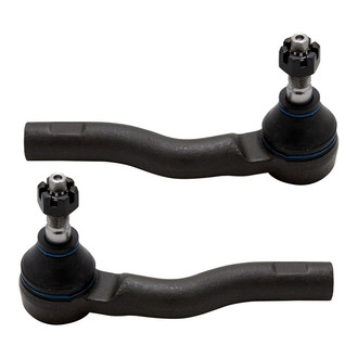 TRQ® - Front Driver and Passenger Side Outer Steering Tie Rod End Kit