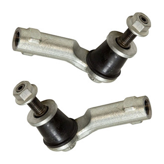 TRQ® - Front Driver and Passenger Side Outer Steering Tie Rod End Kit